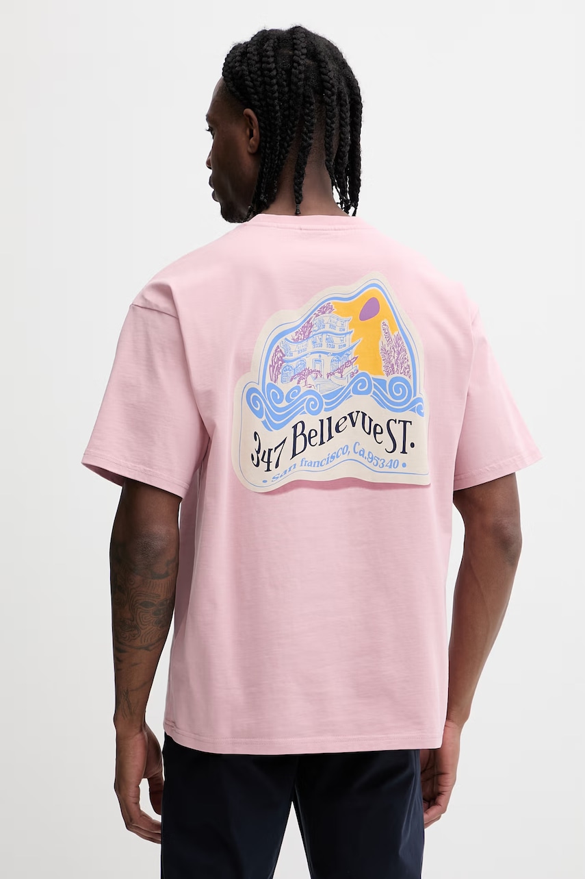 Napapijri tricou din bumbac FLUORITE