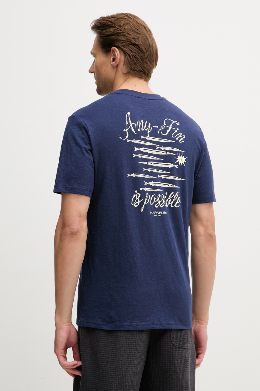 Napapijri T-shirt ανδρικό βαμβακερό S-ELIOR