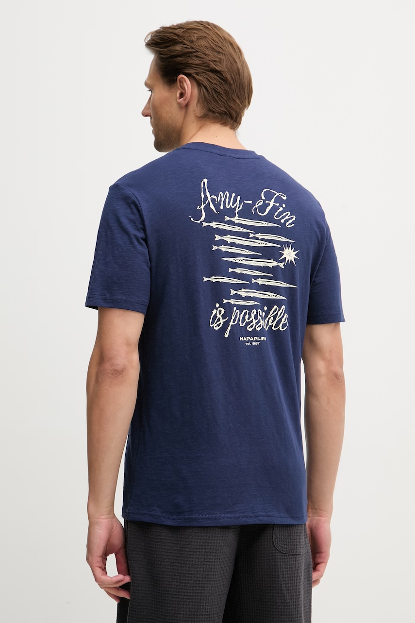 Napapijri T-shirt ανδρικό βαμβακερό S-ELIOR