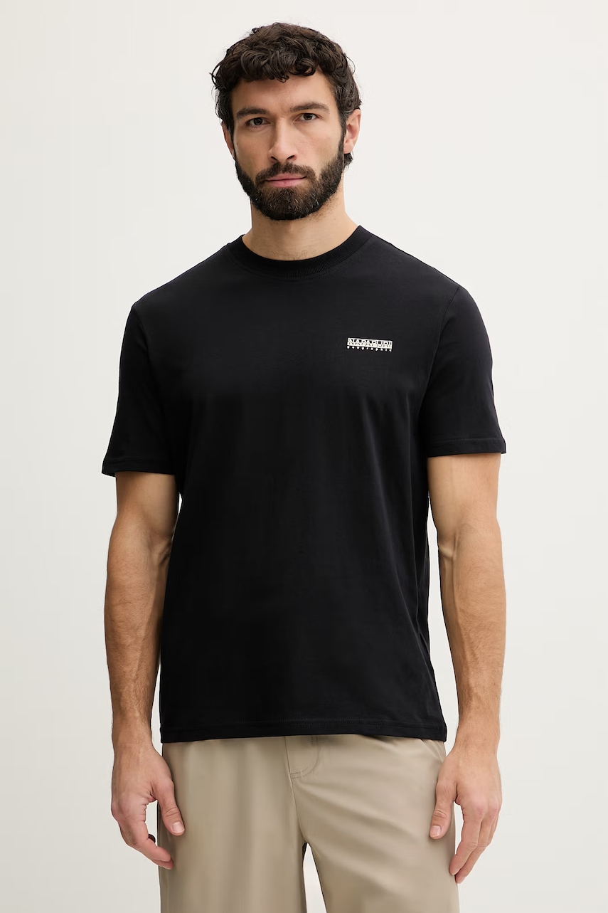 Napapijri t-shirt Ανδρικό βαμβακερό SMALL BOX