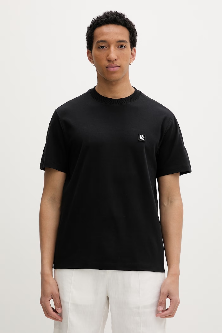 HUGO t-shirt ανδρικό βαμβακερό Drostee
