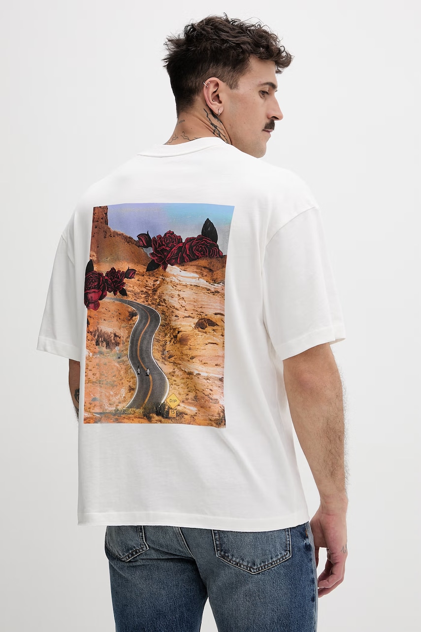 HUGO T-shirt ανδρικό βαμβακερό Domans