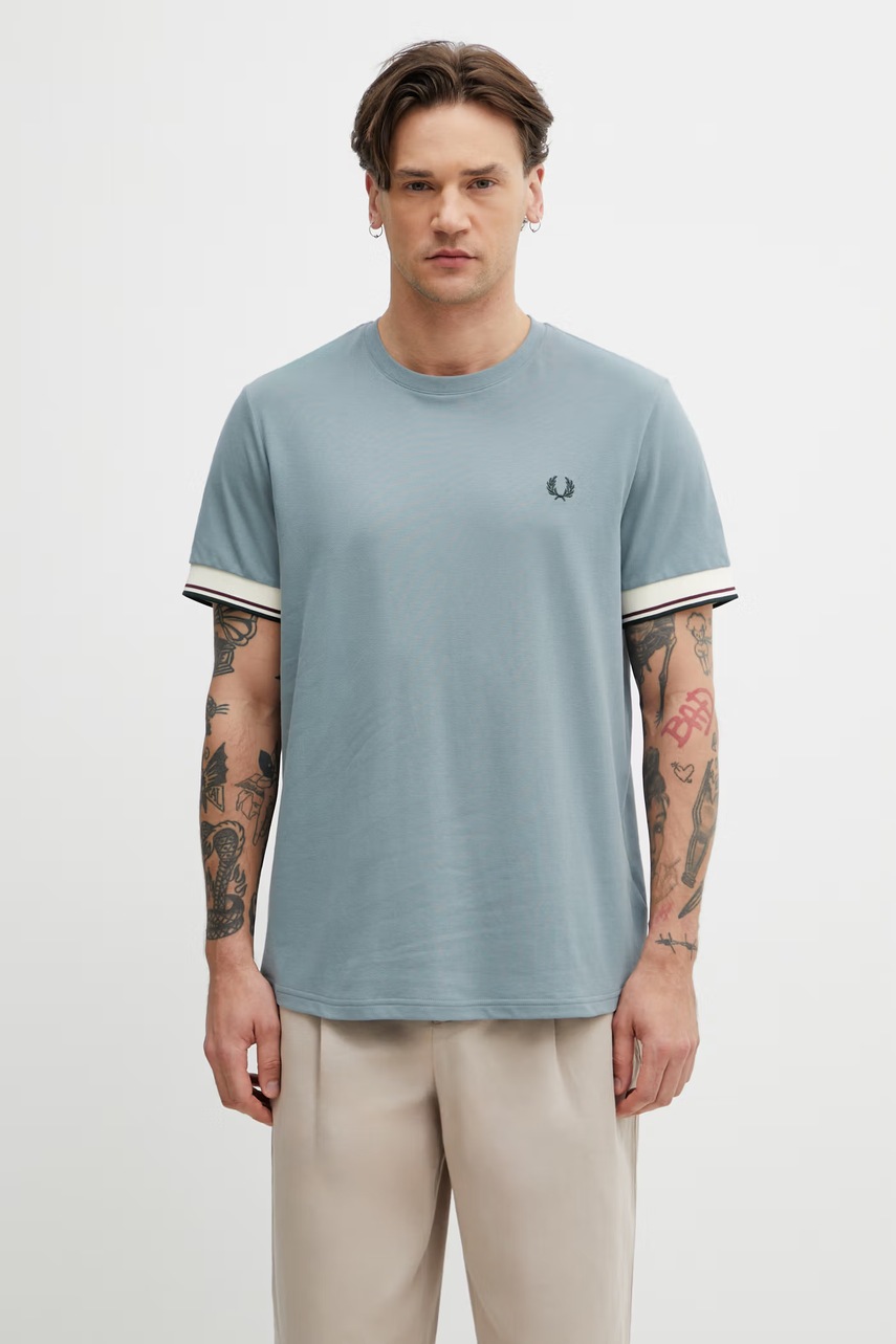 Fred Perry T-shirt męski bawełniany