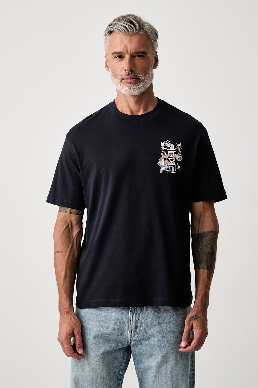 Guess t-shirt ανδρικό βαμβακερό
