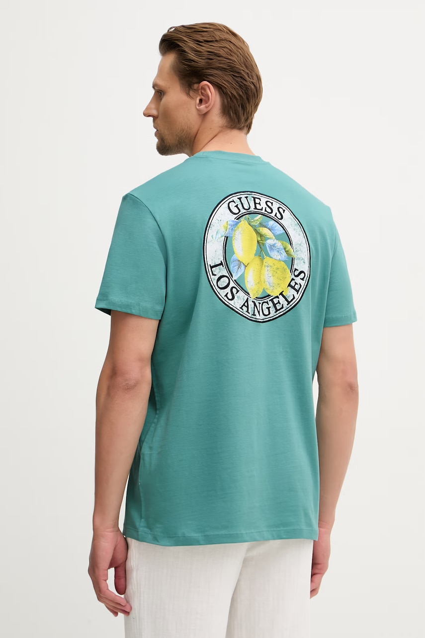 Guess T-shirt Ανδρικό βαμβακερό