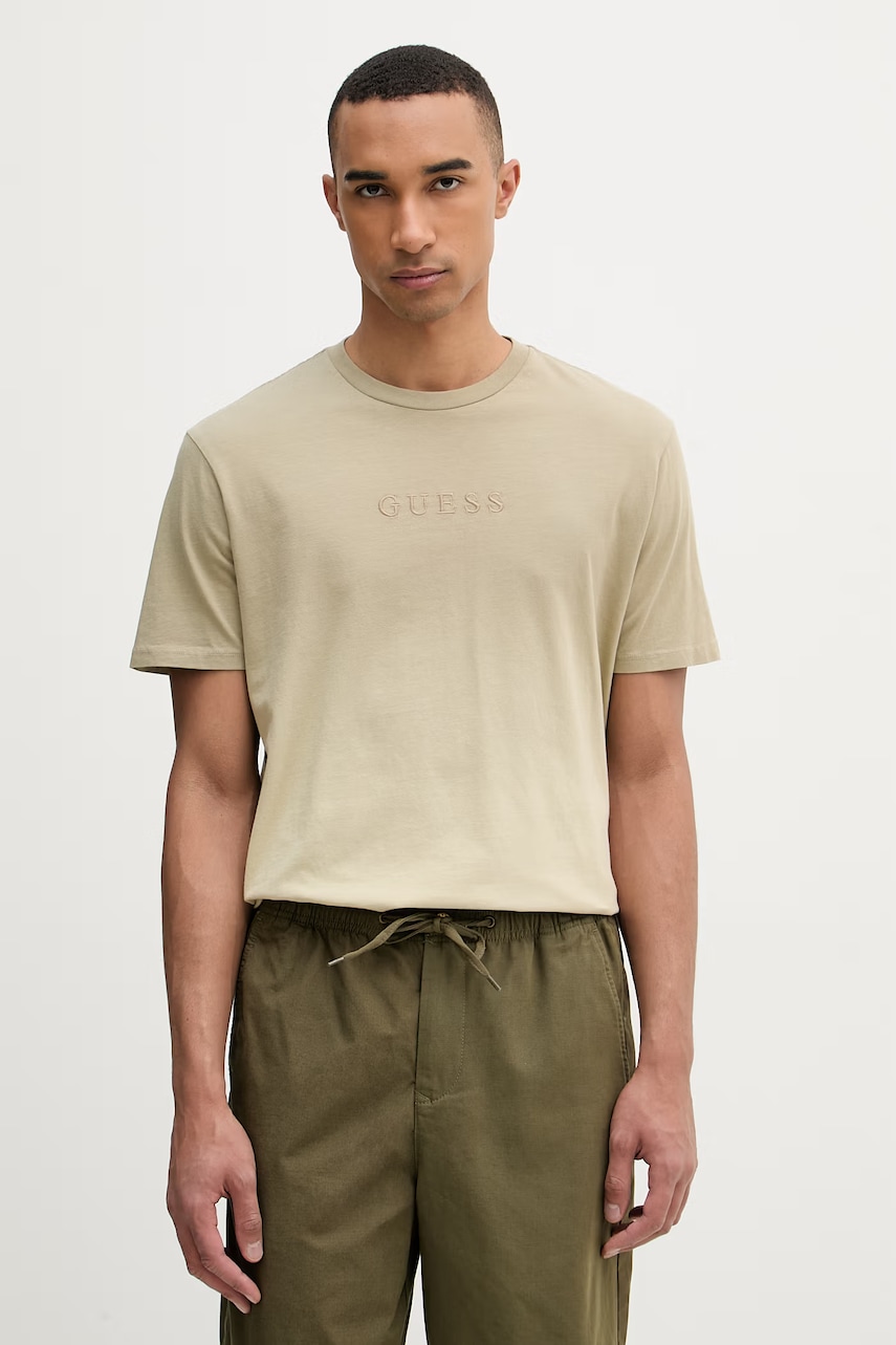 Guess t-shirt ανδρικό βαμβακερό PIMA