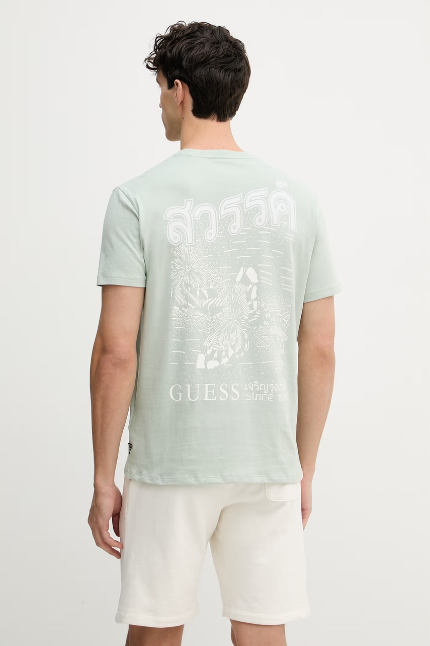 Guess t-shirt ανδρικό βαμβακερό