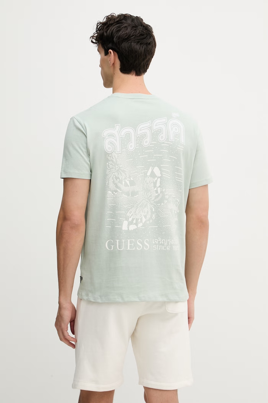 Guess t-shirt ανδρικό βαμβακερό