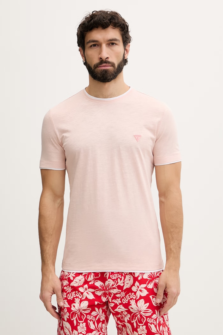 Guess t-shirt ανδρικό βαμβακερό