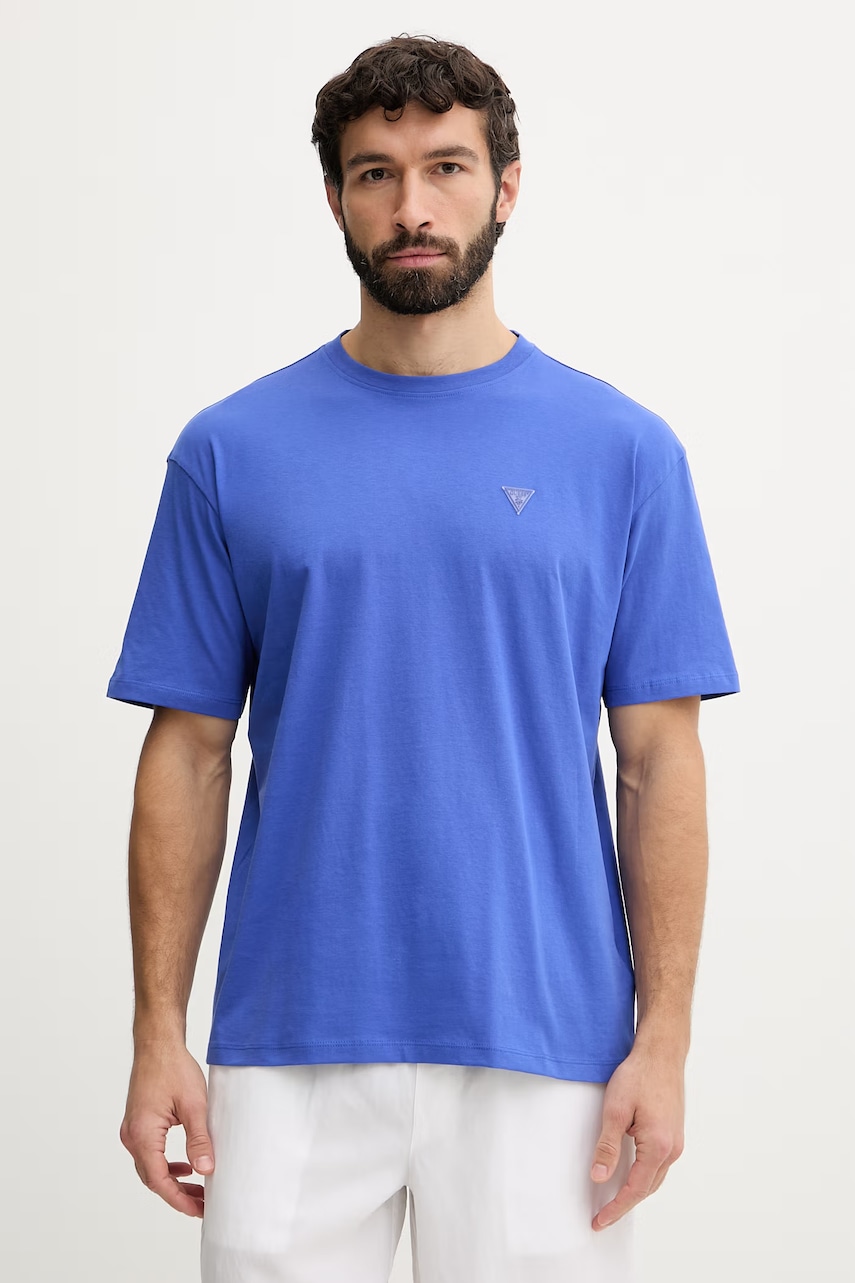 Guess T-shirt ανδρικό βαμβακερό