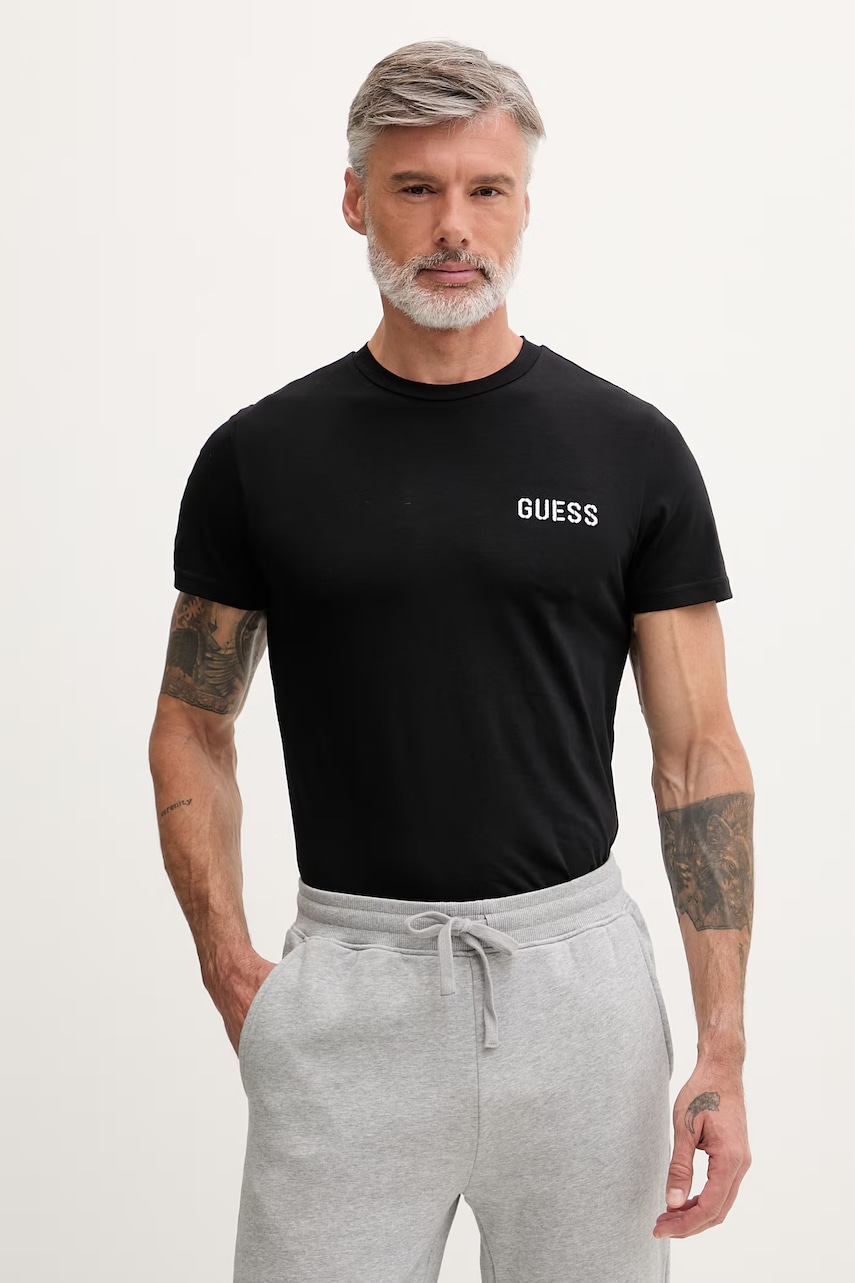 Guess t-shirt ανδρικό από βαμβάκι με ελαστάν ANDREW