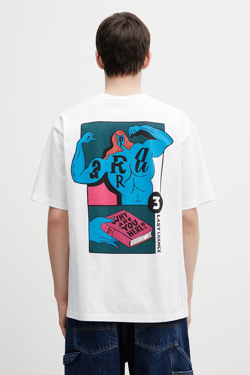 By Parra Why are you here Tricou din bumbac pentru bărbați