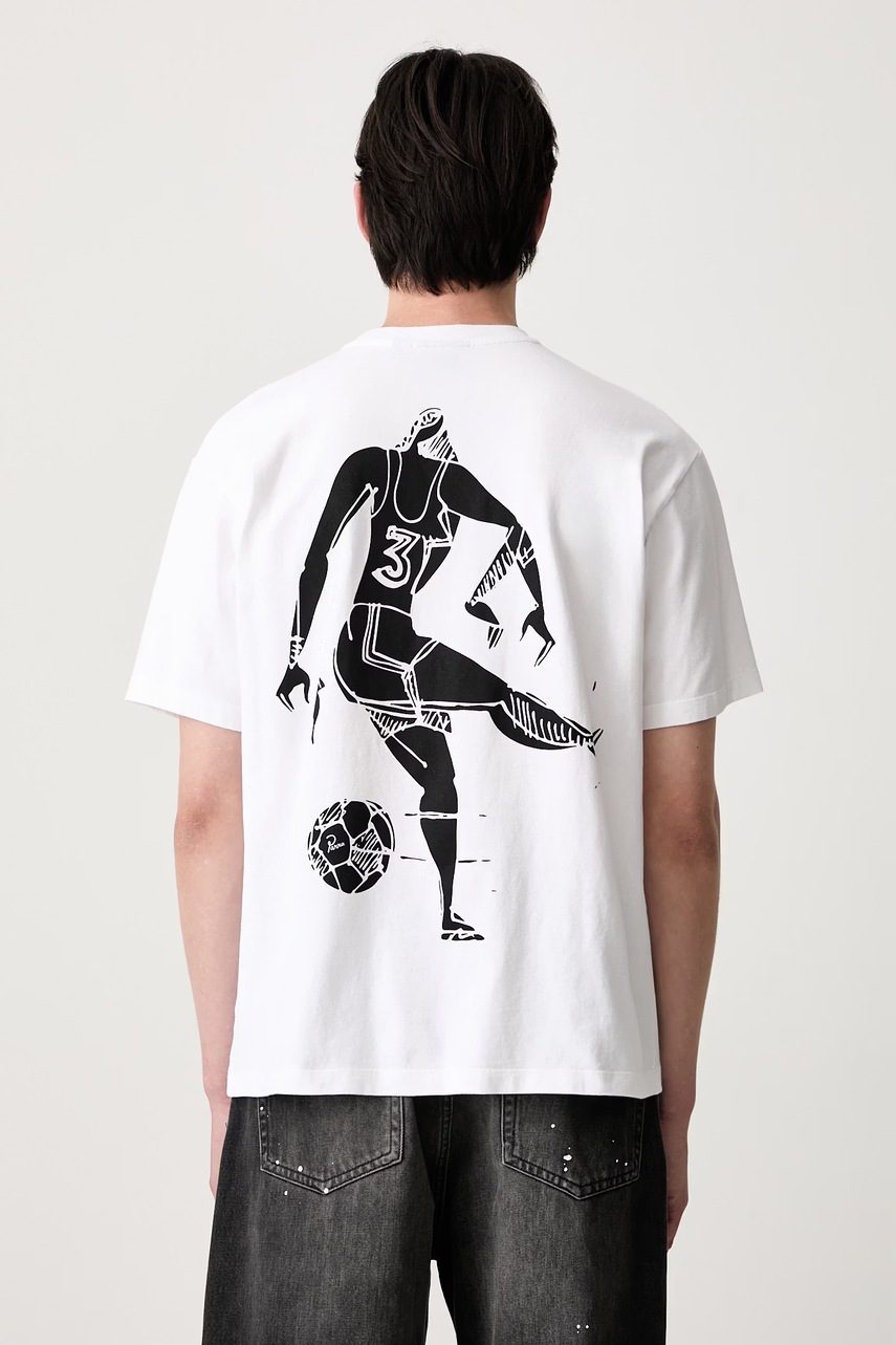 By Parra Kicked around T-shirt bawełniany męski (zdjęcie 3)
