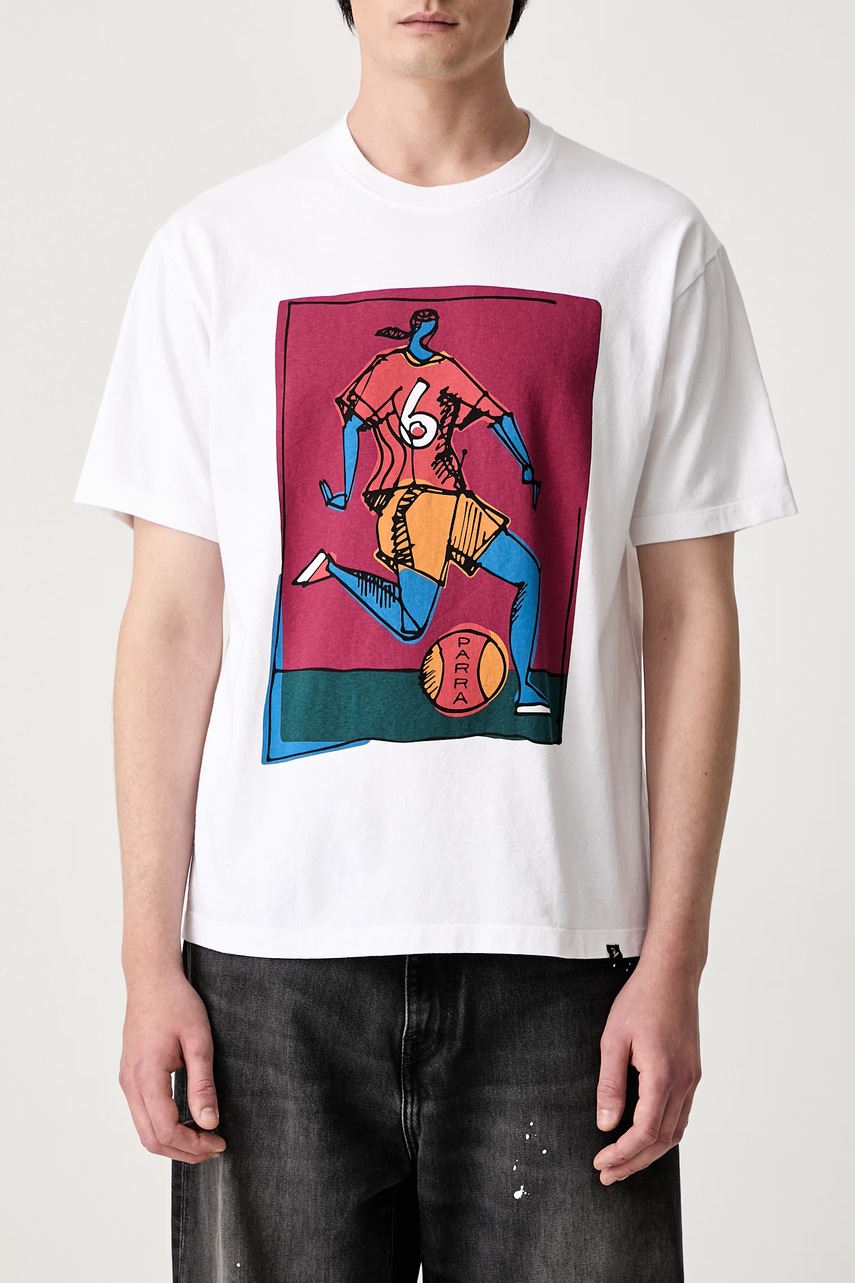 By Parra Kicked around T-shirt bawełniany męski (zdjęcie 4)