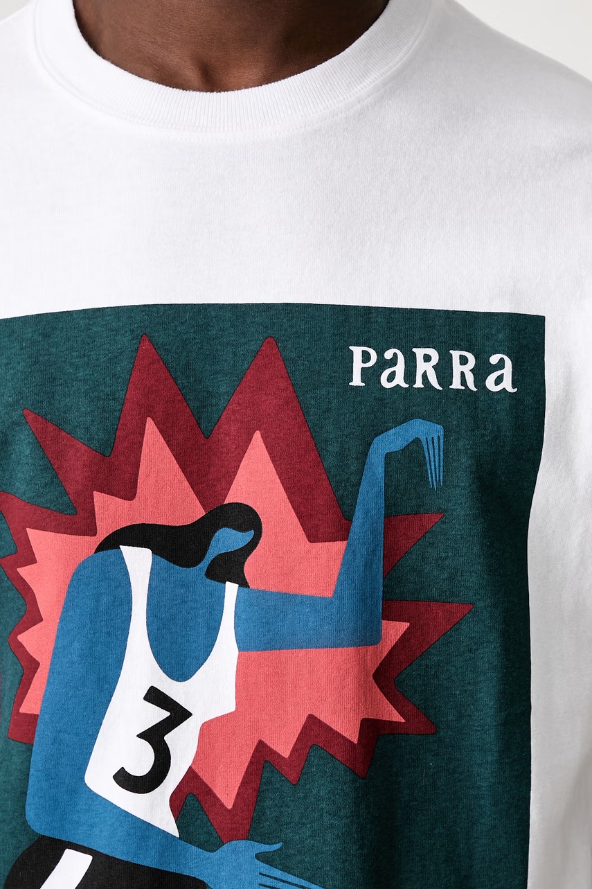 by Parra Baseketball T-shirt męski bawełniany (zdjęcie 5)