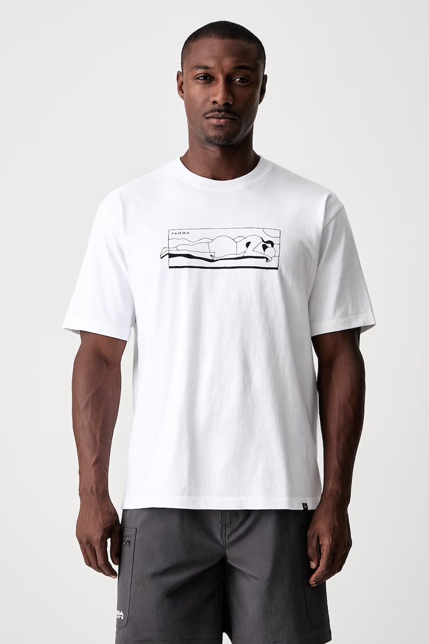 by Parra Vertical thoughts T-shirt bawełniany męski