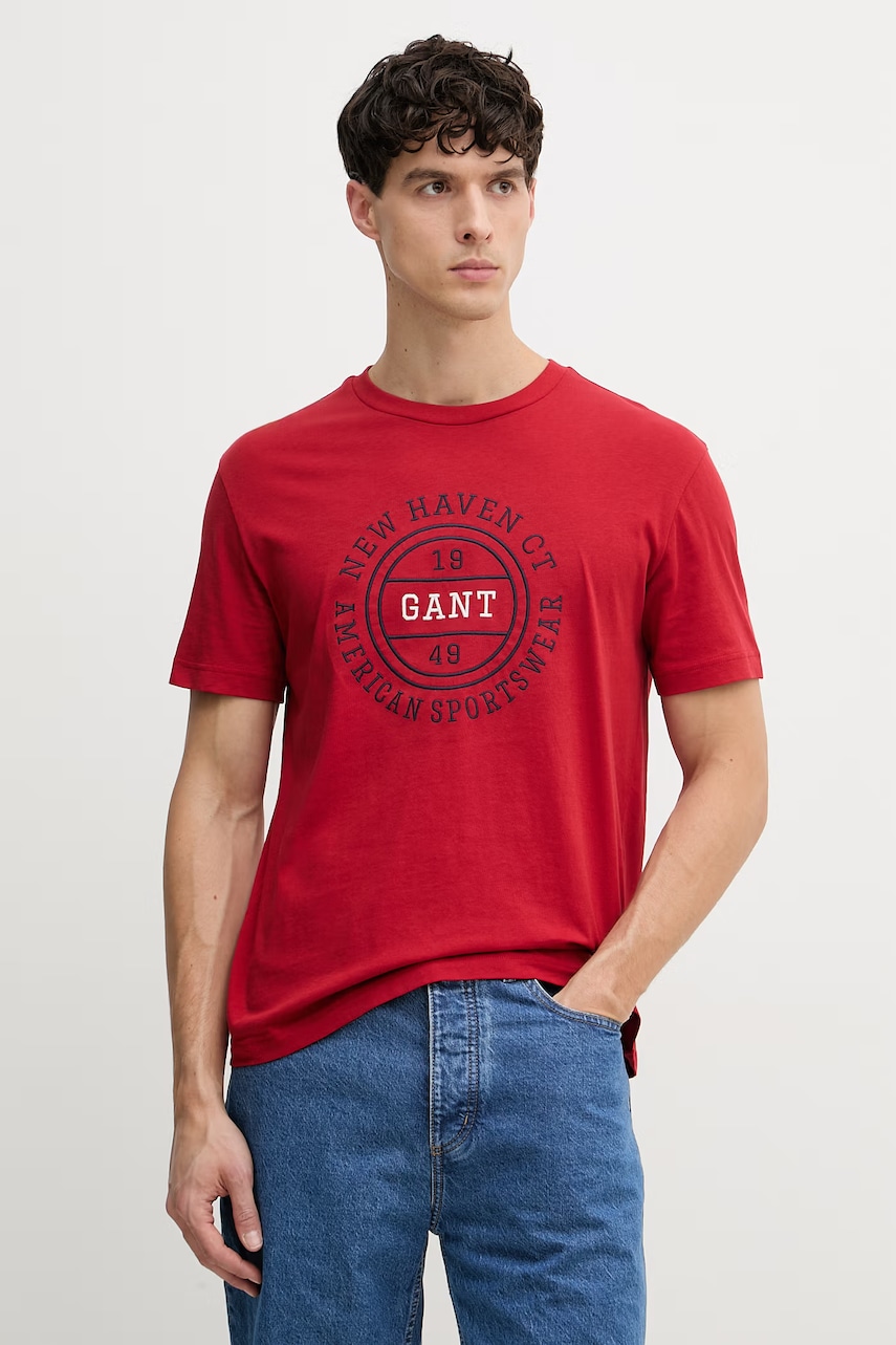 Gant T-shirt Ανδρικό βαμβακερό