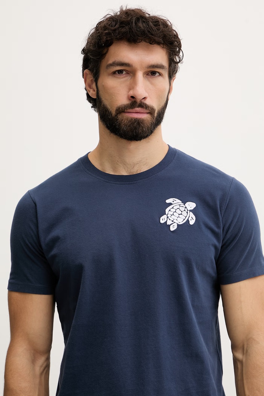 Vilebrequin t-shirt Ανδρικό βαμβακερό PARTISOL φωτογραφία