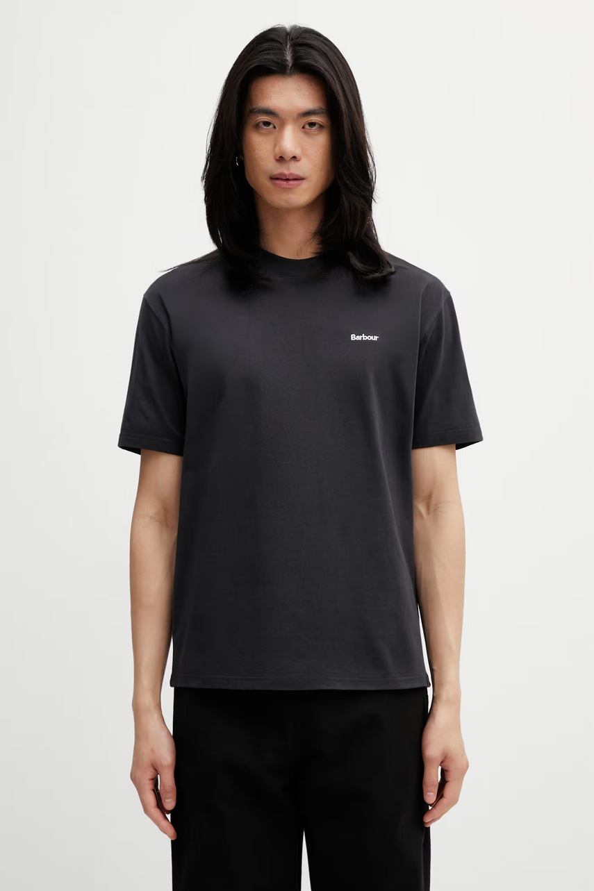 Barbour MTS1568BK31 T-shirt bawełniany męski