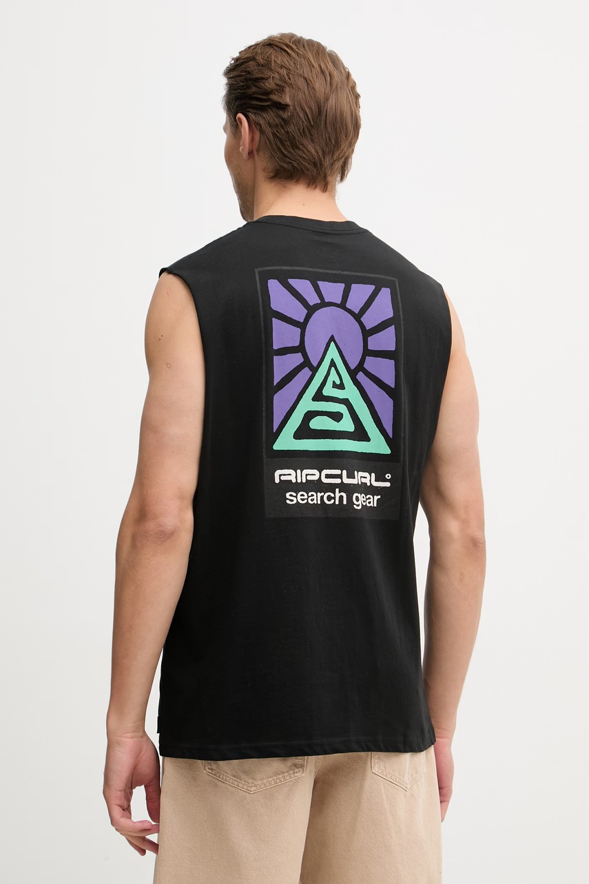 Rip Curl top pánský bavlněný SEARCH DAWN MUSCLE