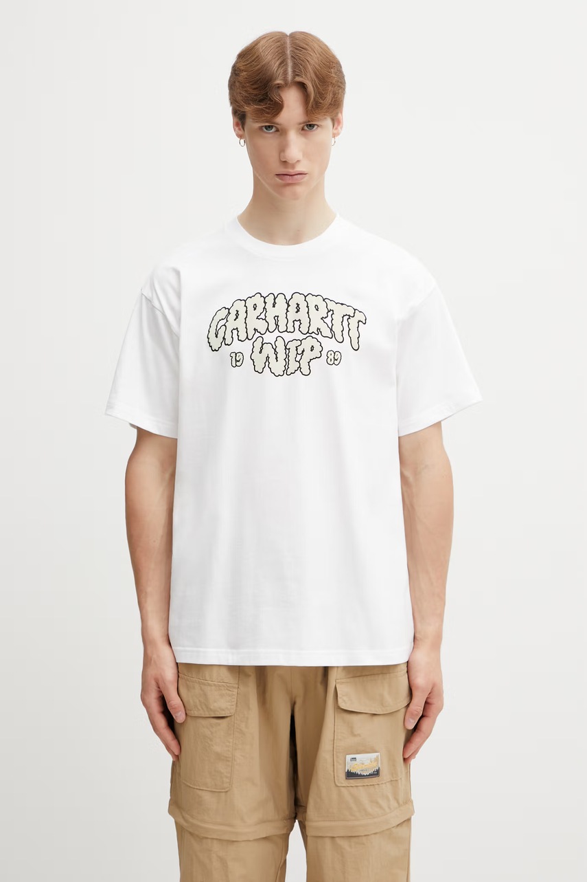 Carhartt WIP S/S Cloud Script T-Shirt t-shirt bawełniany męski