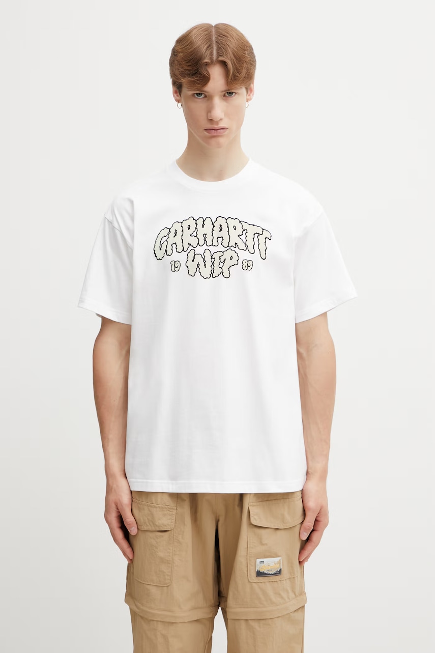 Carhartt WIP S/S Cloud Script T-Shirt t-shirt bawełniany męski