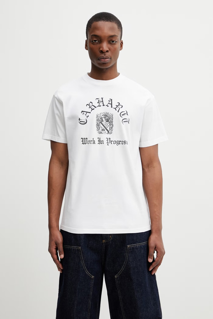 Carhartt WIP S/S Coat Of Arms T-Shirt din bumbac pentru bărbați