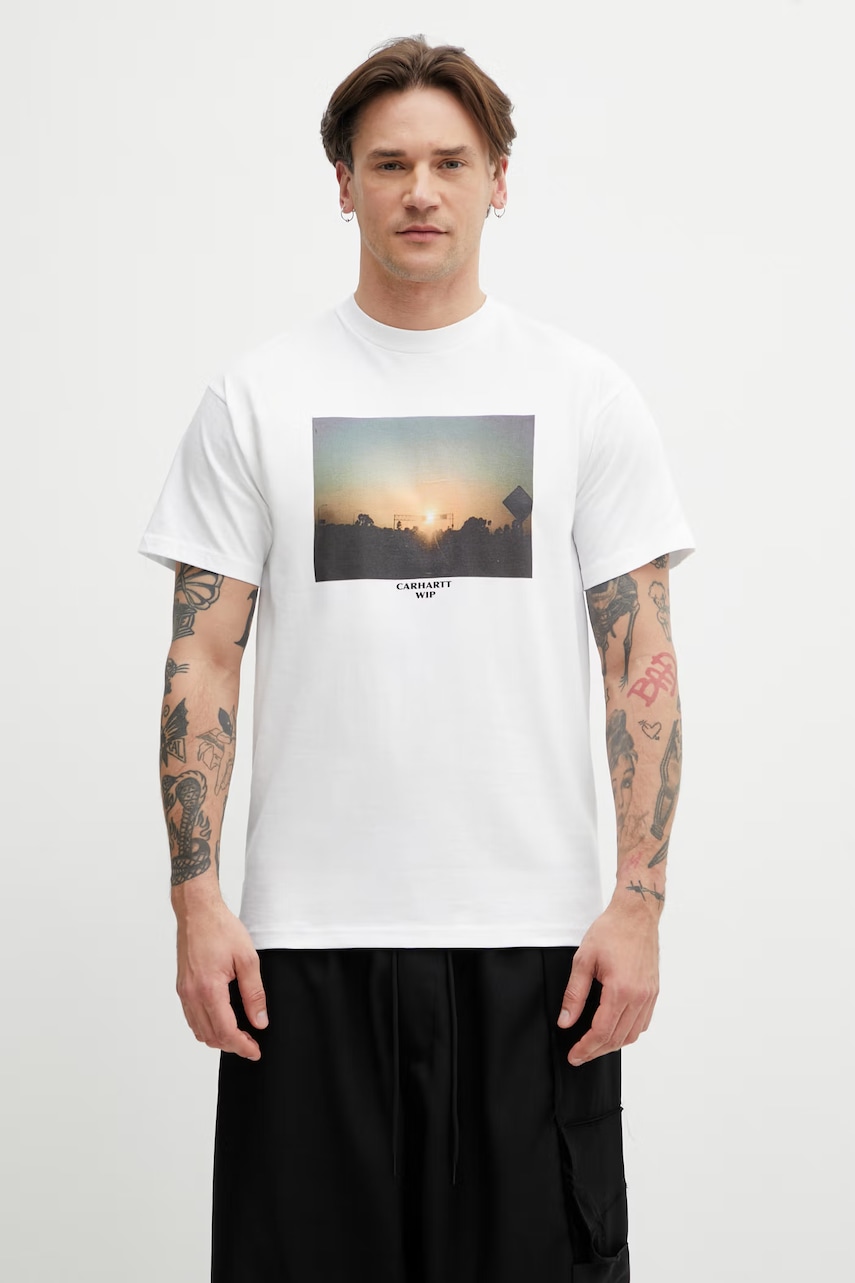 Carhartt WIP S/S Warm Views T-Shirt bawełniany męski
