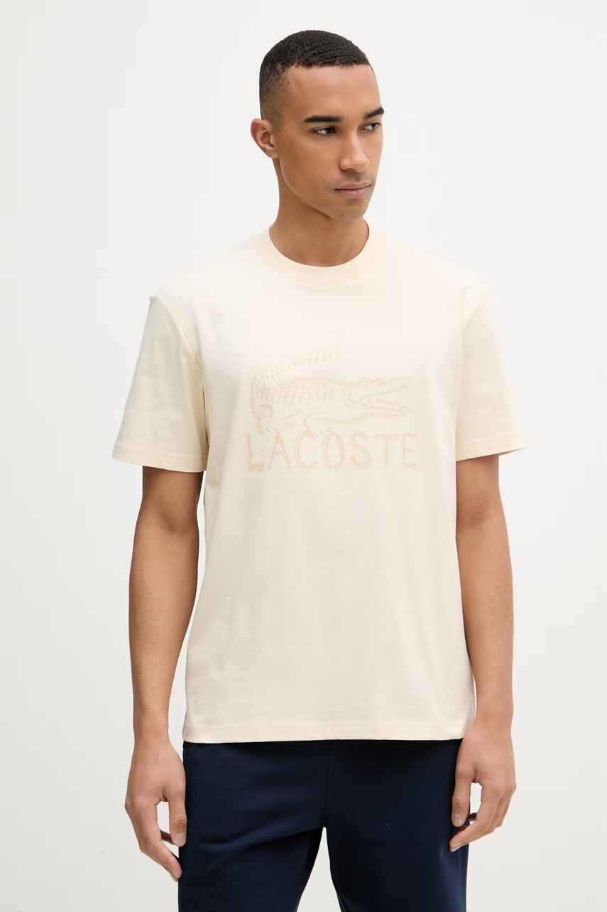 Lacoste t-shirt ανδρικό βαμβακερό
