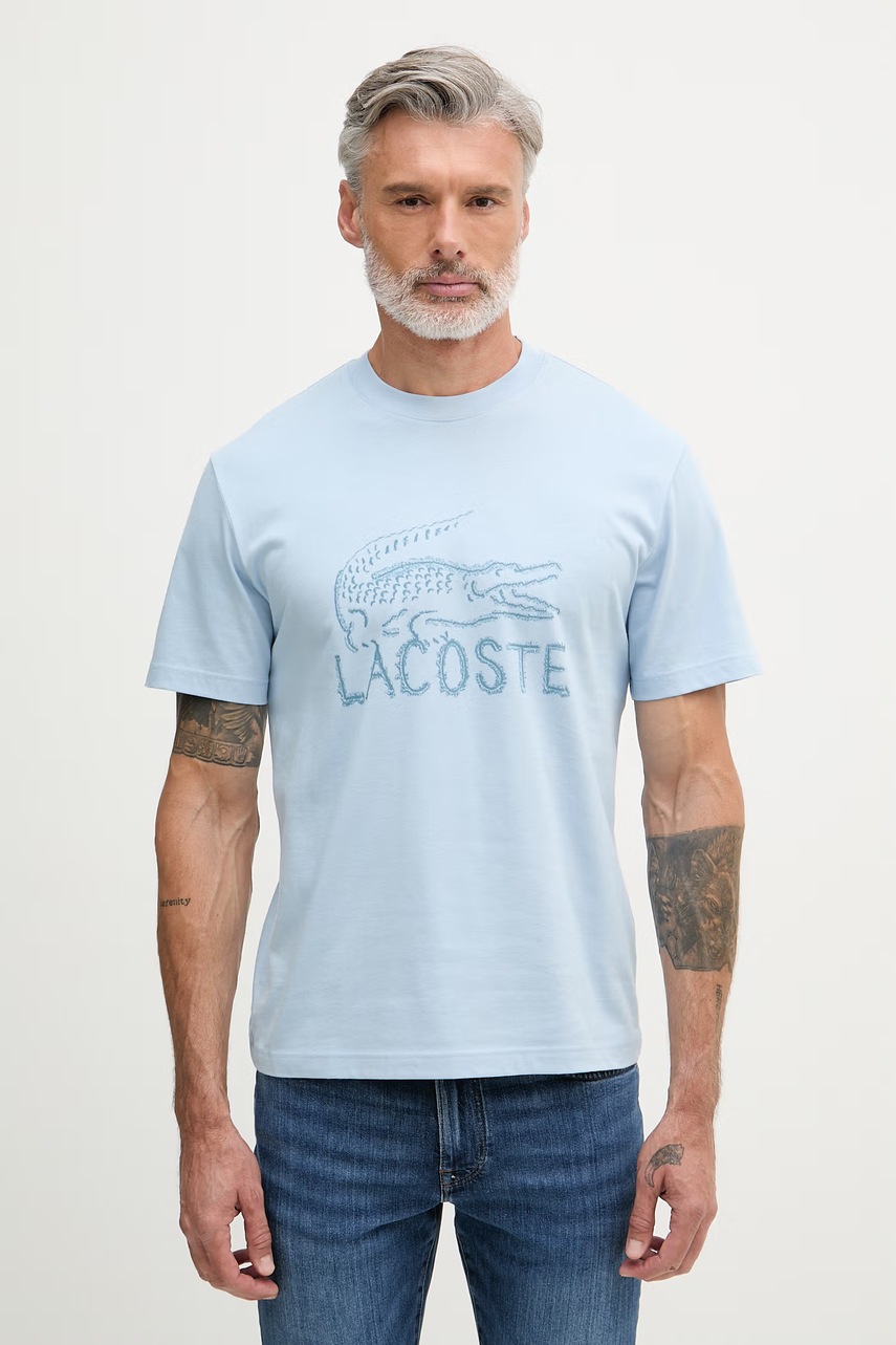 Lacoste t-shirt ανδρικό βαμβακερό