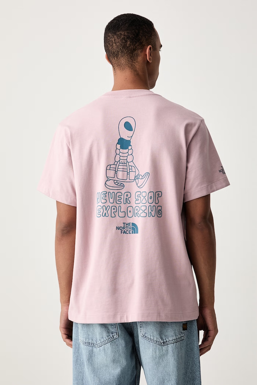 The North Face oversize t-shirt ανδρικό βαμβακερό ALIEN