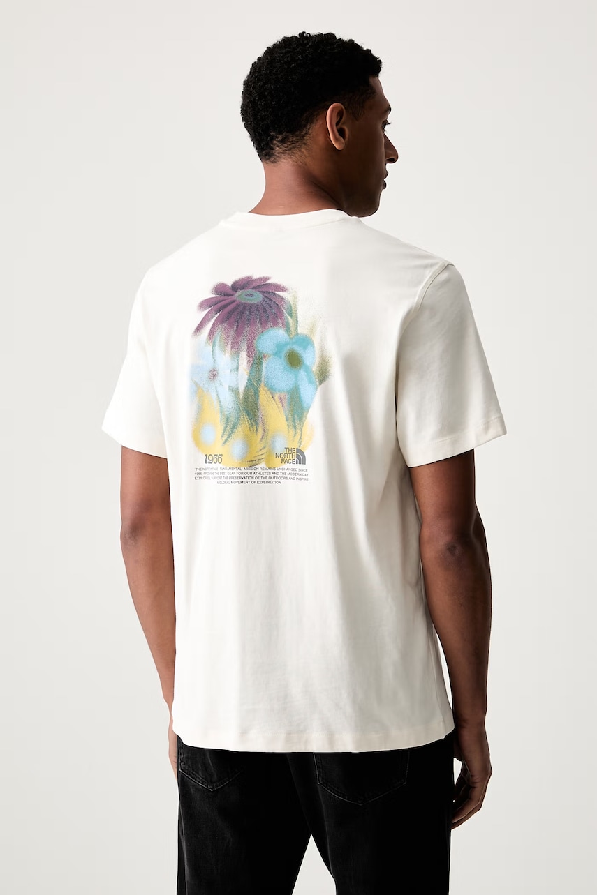 The North Face T-shirt męski bawełniany 1966 FLORA