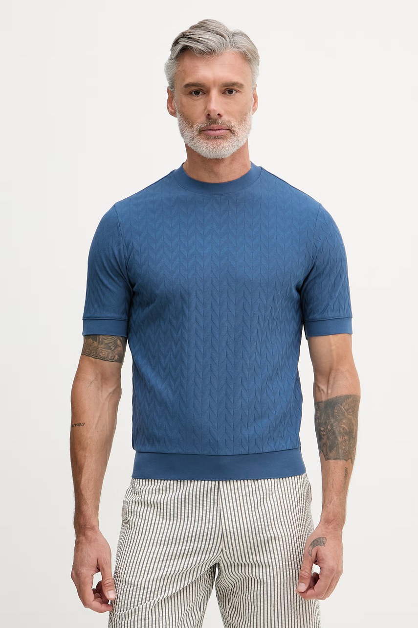 E-shop United Colors of Benetton tričko pánské bavlněné s elastanem