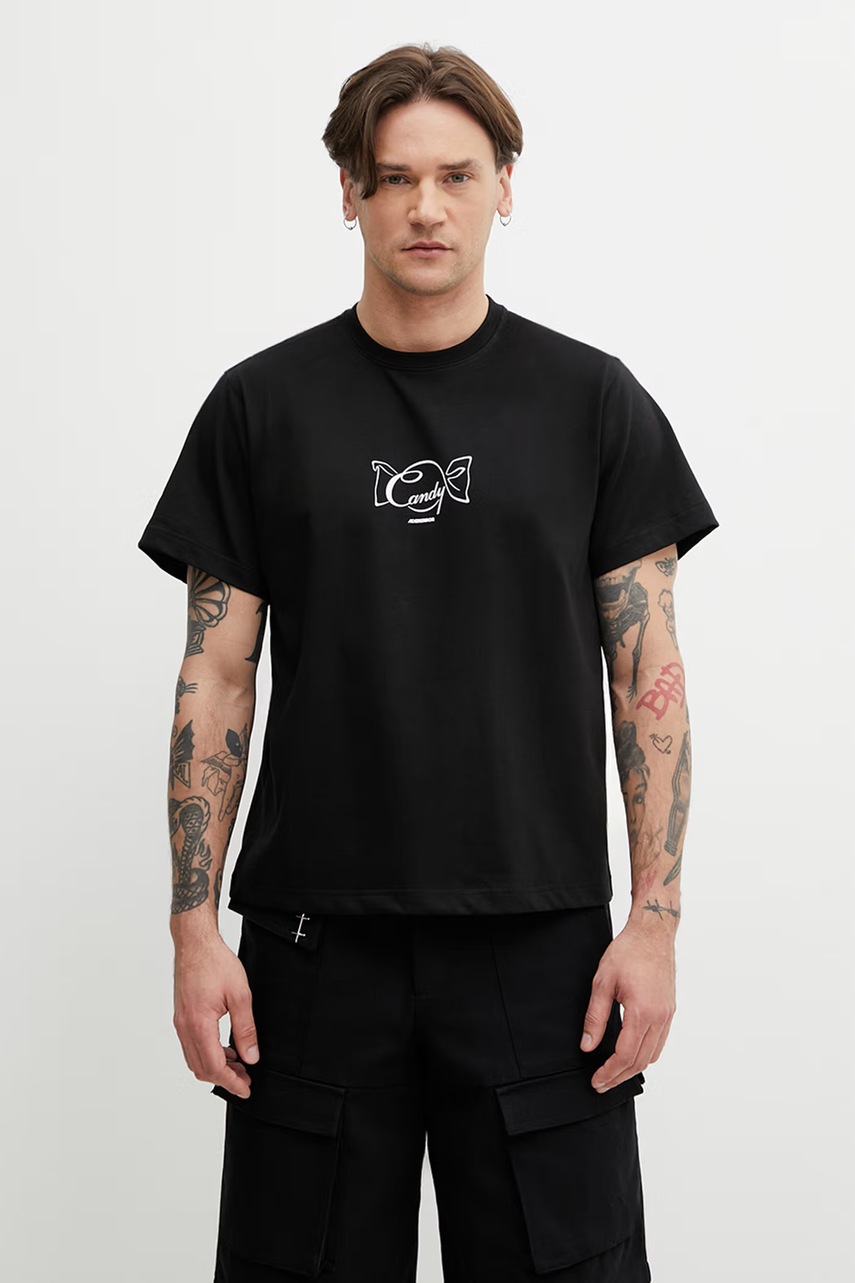 Ader Error T-shirt bawełniany męski