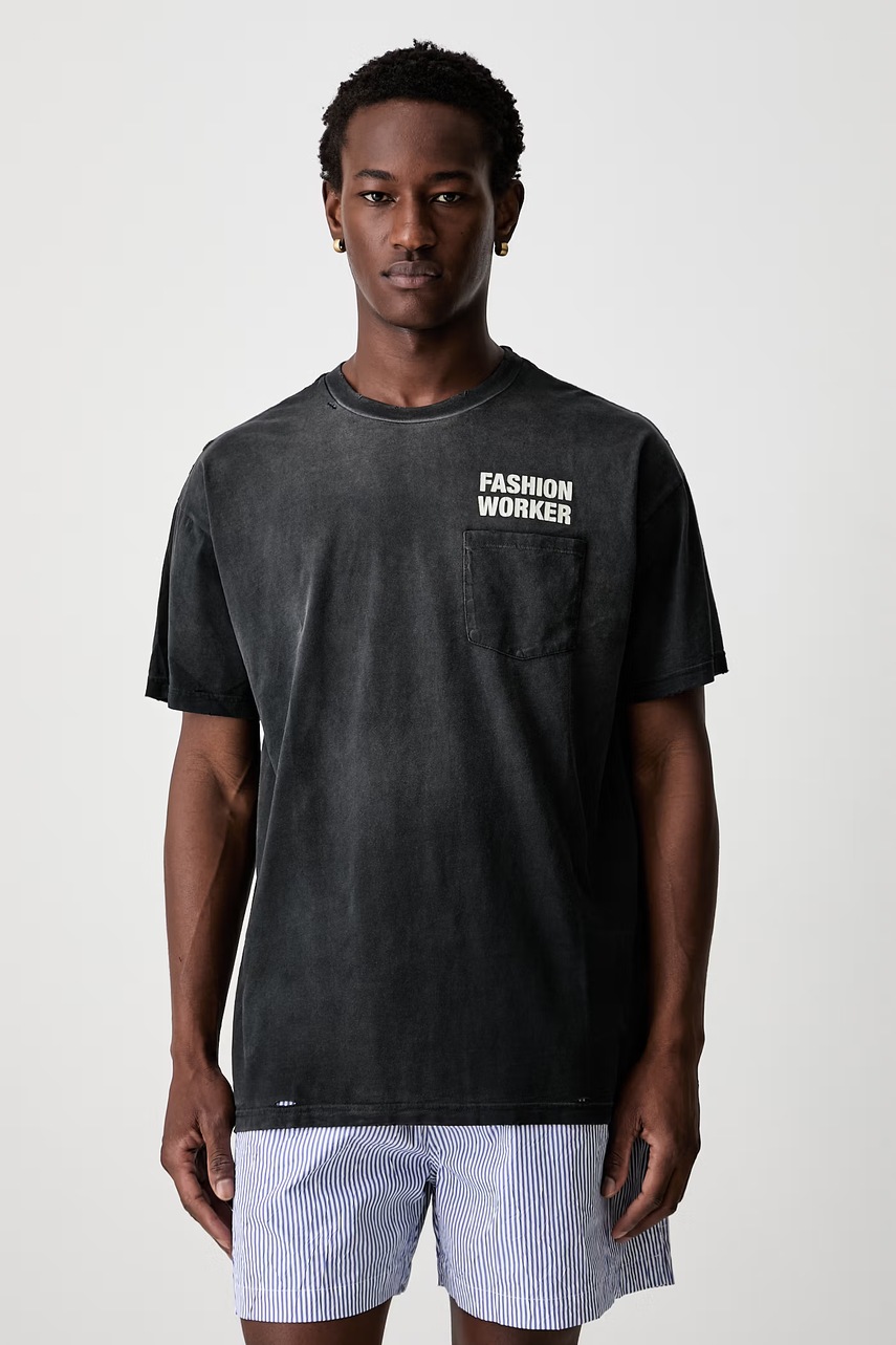 Willy Chavarria  FASHION WORKER tricou din bumbac pentru bărbați