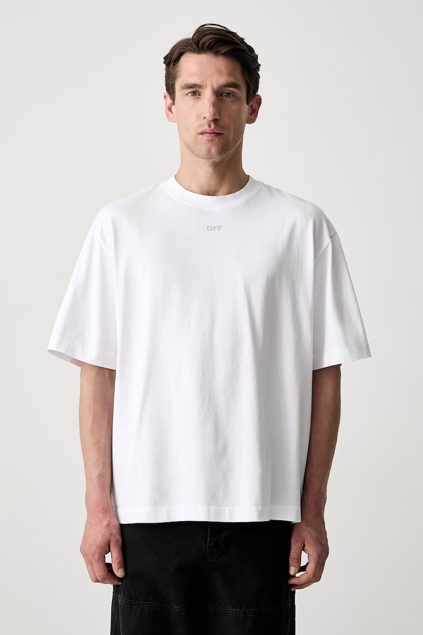 Off-White New Off Stamp T-shirt bawełniany męski