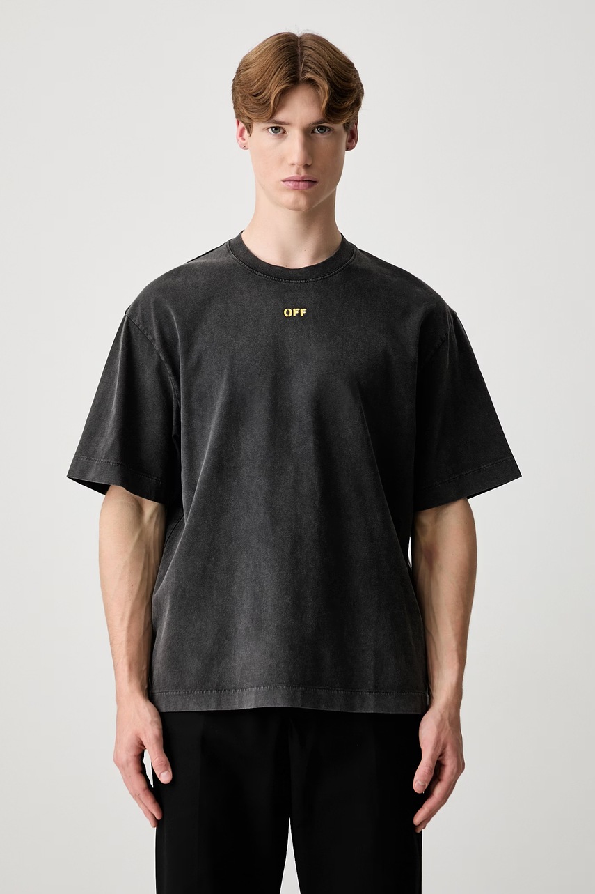 Off-White Fallen Caravaggio T-shirt bawełniany męski (zdjęcie 3)