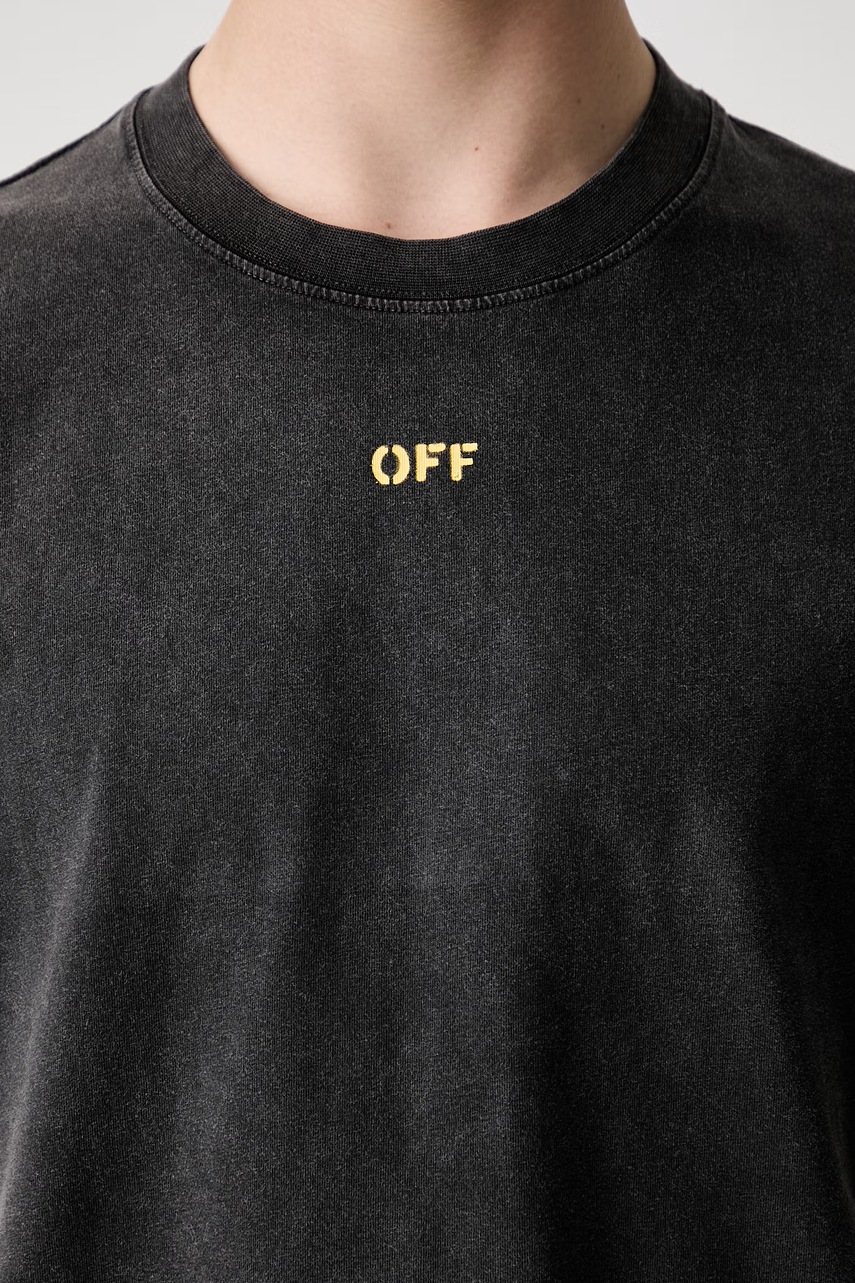 Off-White Fallen Caravaggio T-shirt bawełniany męski (zdjęcie 5)
