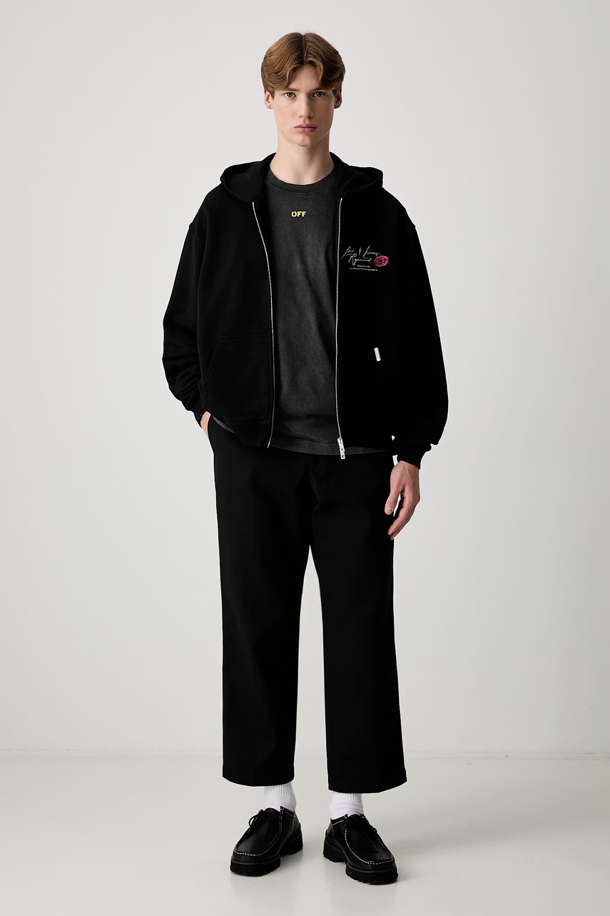 Off-White Fallen Caravaggio T-shirt bawełniany męski (zdjęcie 6)
