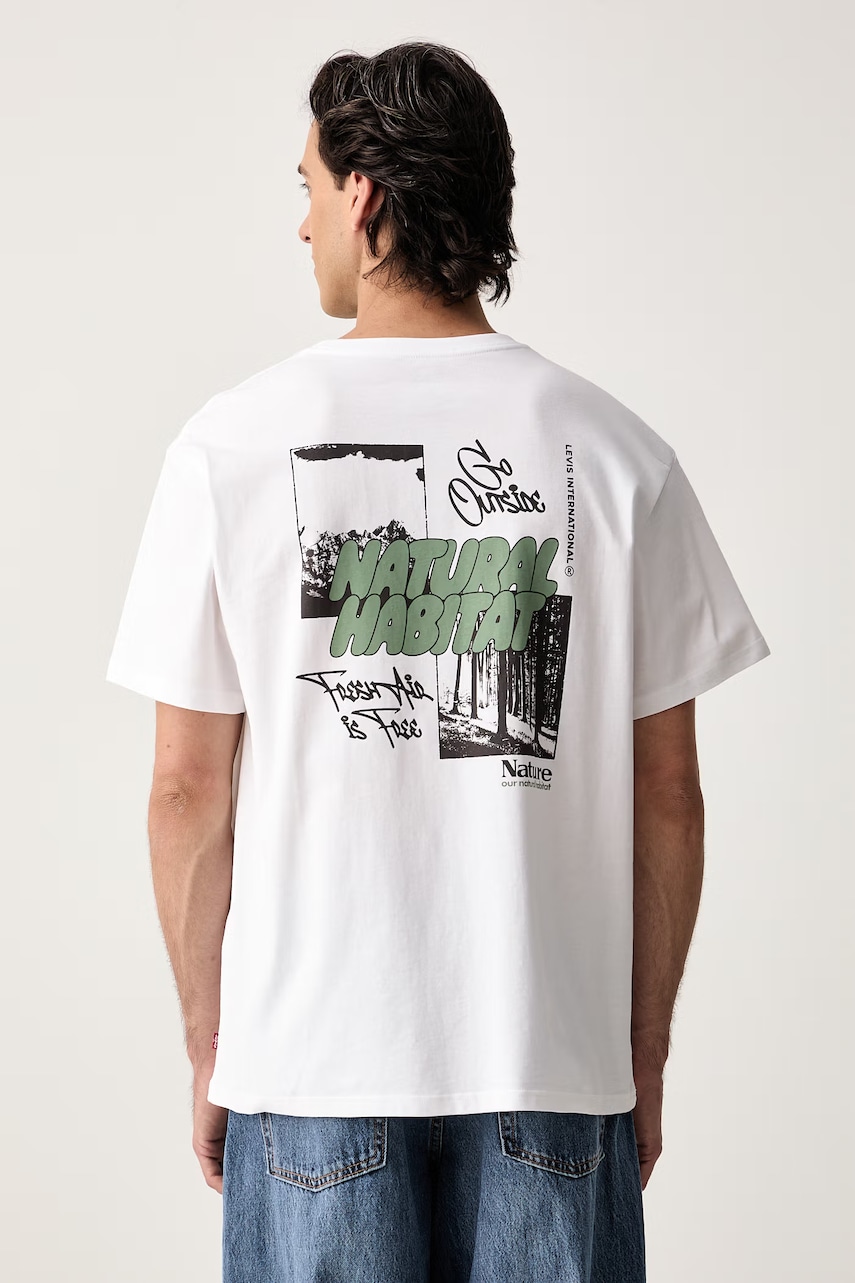 Levi's T-shirt męski bawełniany RELAXED FIT TEE