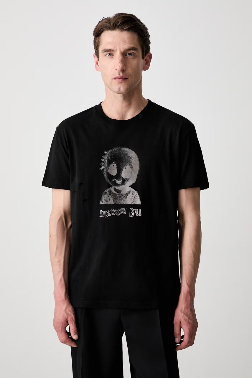 Andersson Bell Alien Machinery T-shirt bawełniany męski