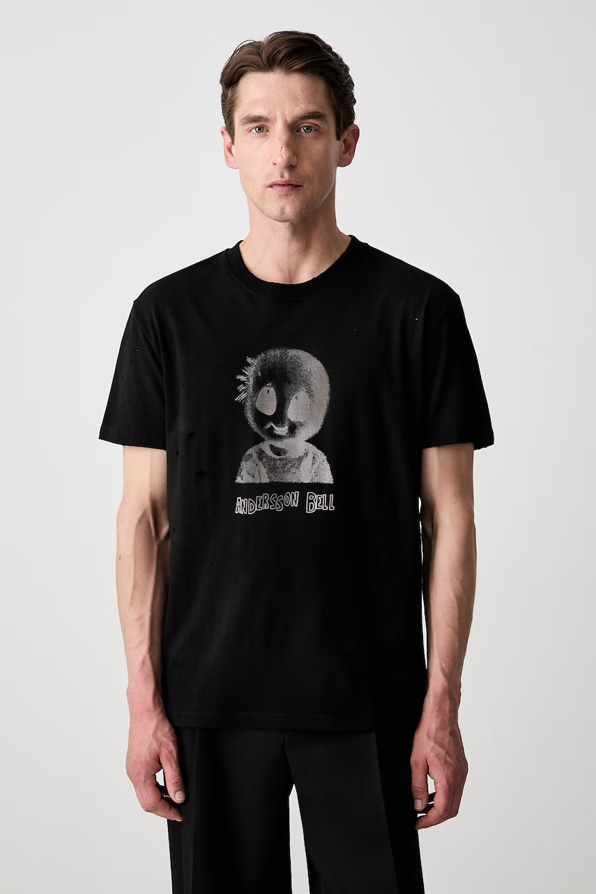 Andersson Bell Alien Machinery T-shirt bawełniany męski