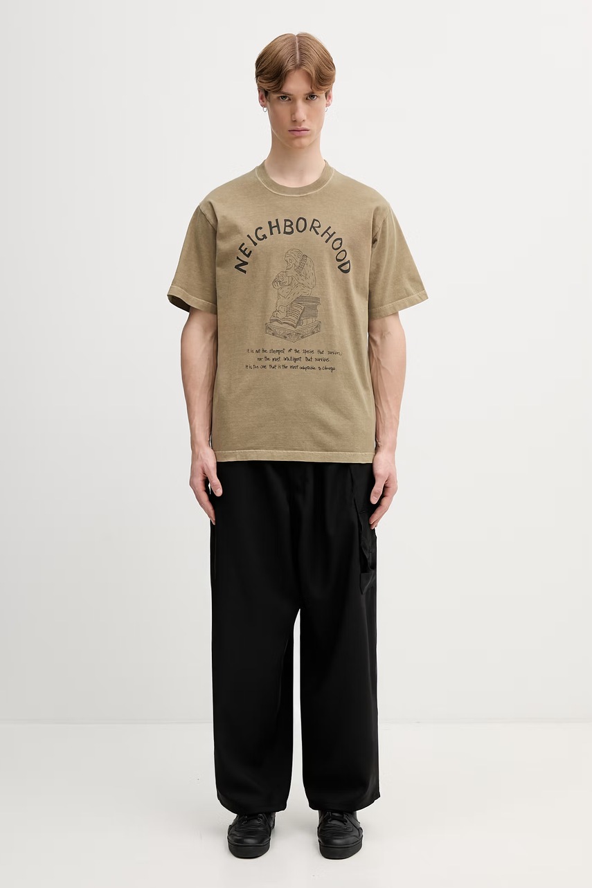 Neighborhood T-shirt bawełniany męski (zdjęcie 5)