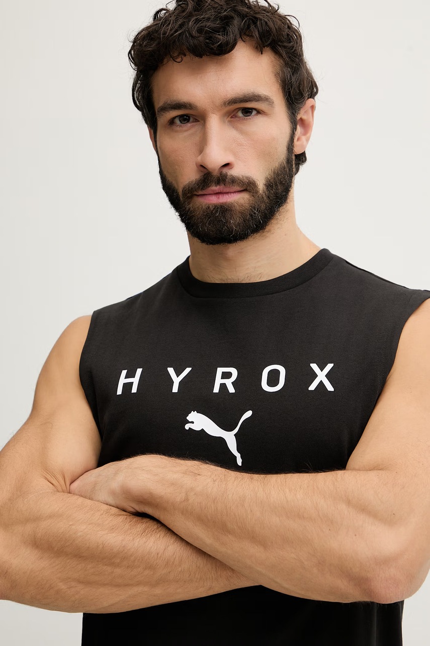 Puma tréninkové tričko bavlněné Cutoff tank HYROX (obrázek 4)