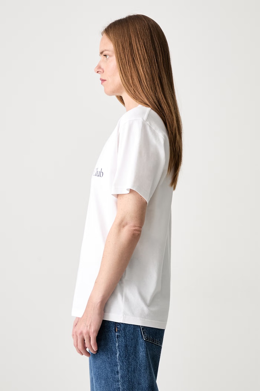 Sporty & Rich H&W Crest T-shirt bawełniany (zdjęcie 4)