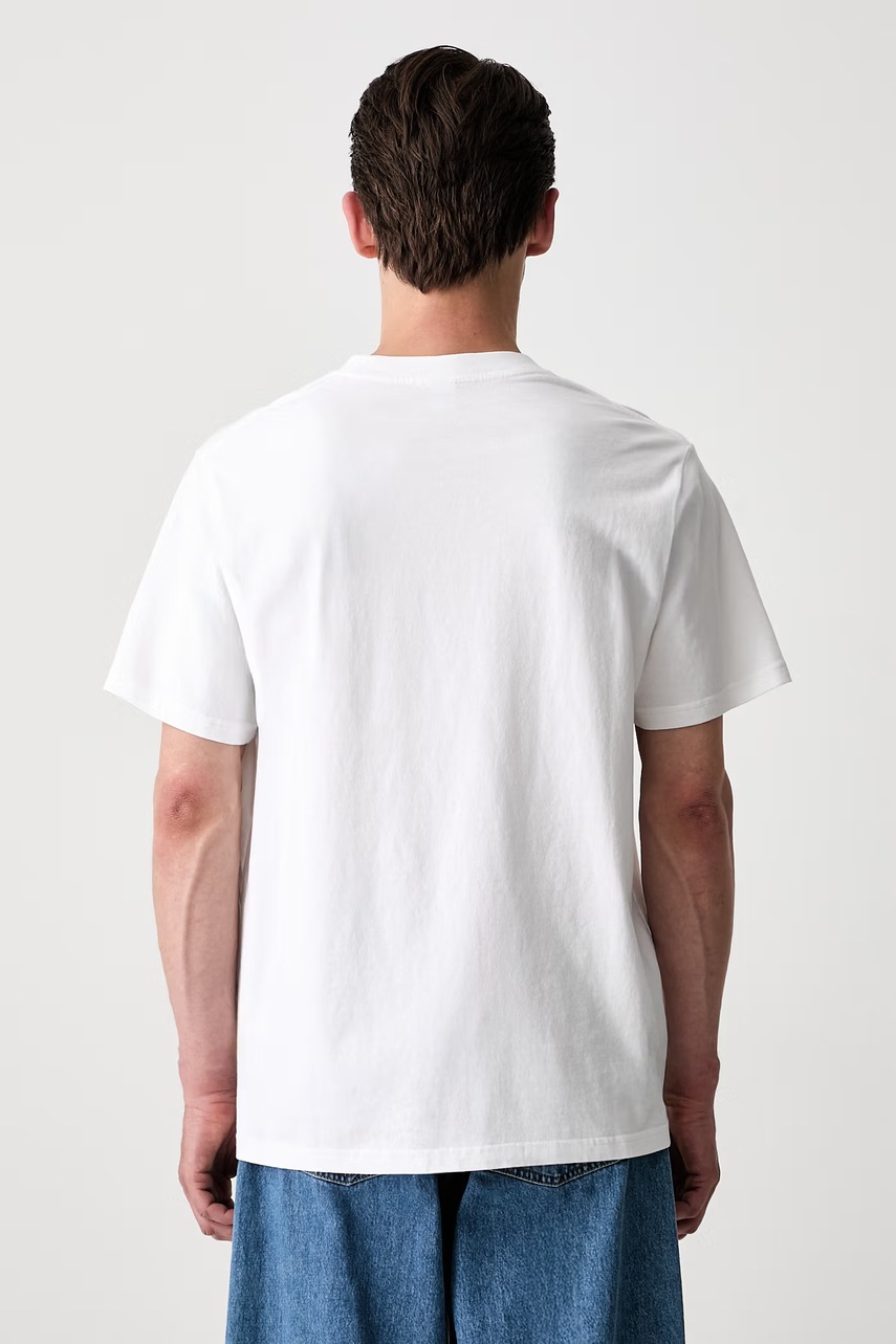 Sporty & Rich H&W Crest T-shirt bawełniany (zdjęcie 5)