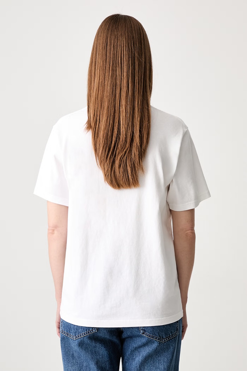 Sporty & Rich H&W Crest T-shirt bawełniany (zdjęcie 6)
