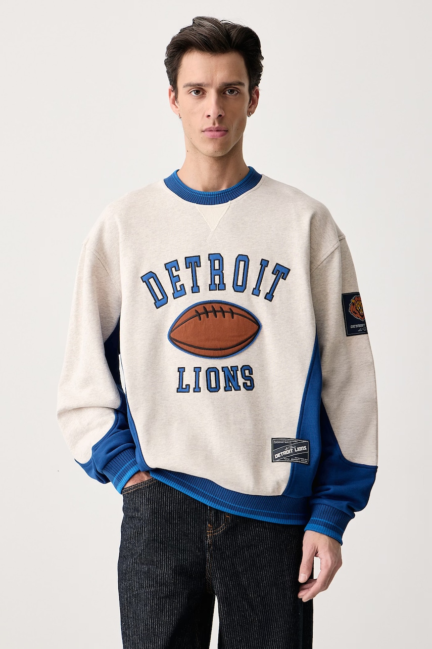 Les Deux hanorac pentru bărbați din bumbac x Detroit Lions