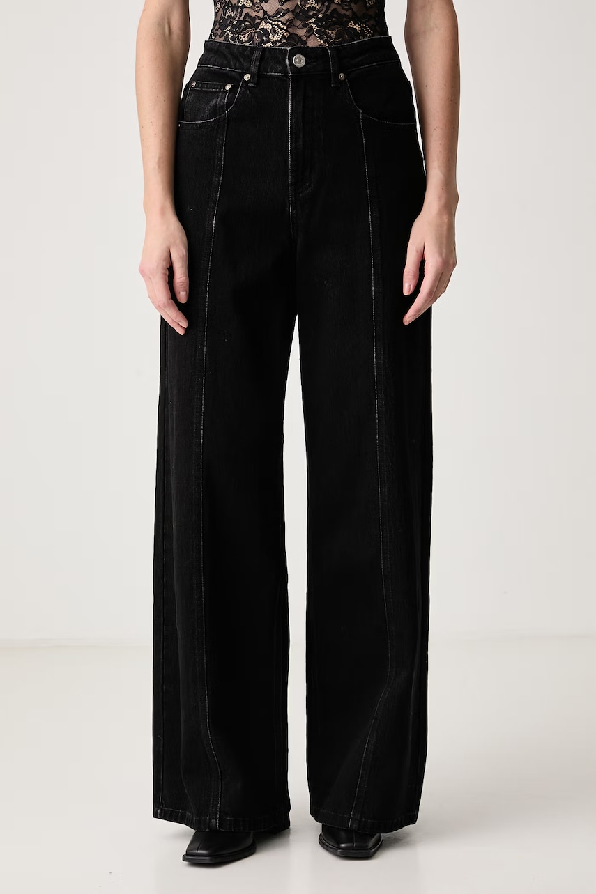 Gestuz  blugi wide leg pentru femei