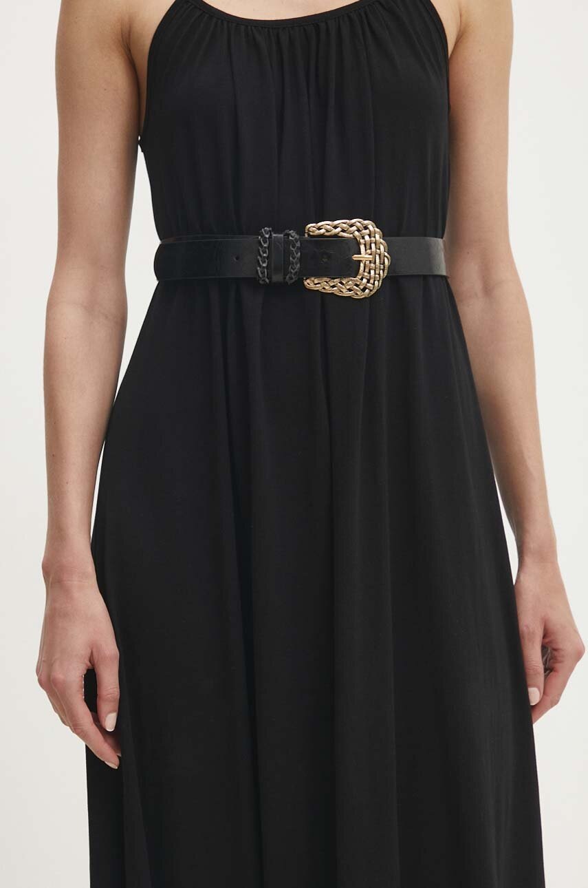 Ζώνη Answear.LAB χρώμα: μαύρο φωτογραφία